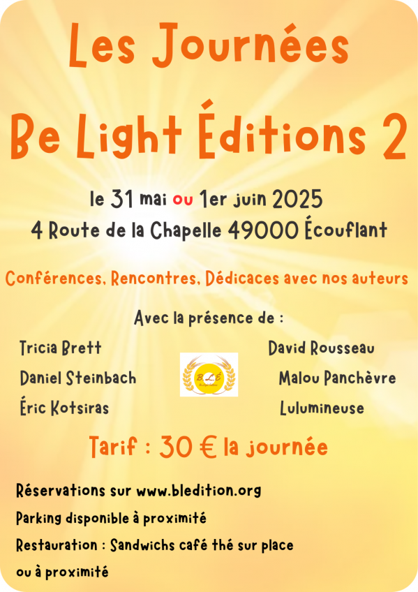 Les journees be light editions 2 affiche